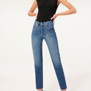 New Good Classic Raw Hem Jeans from Good American
